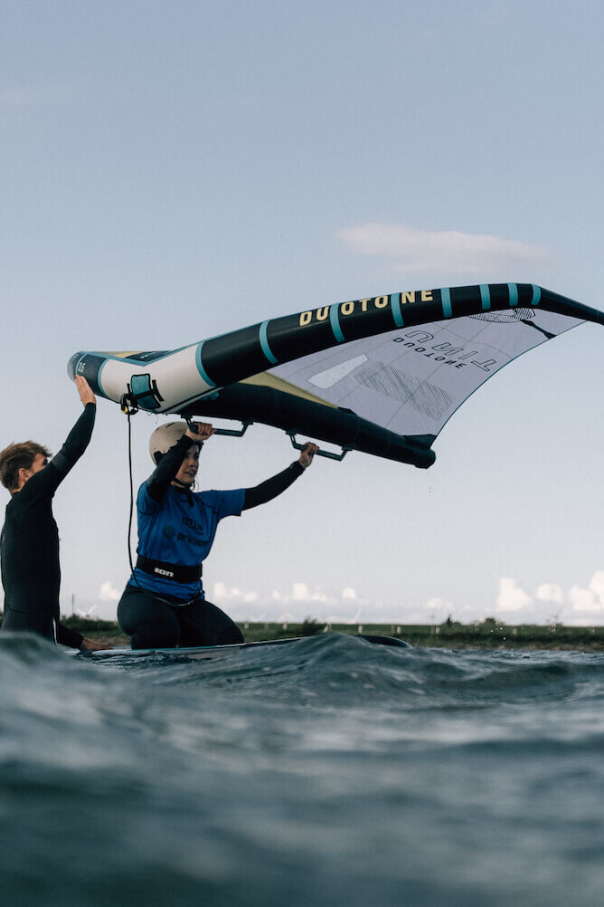 Primesurf Fehmarn Wingfoilen lernen Wingsurfen Wing Wind
